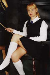 White panties around her ankles… KaraJayne’s peachy bottom gets the strict spanking it deserves